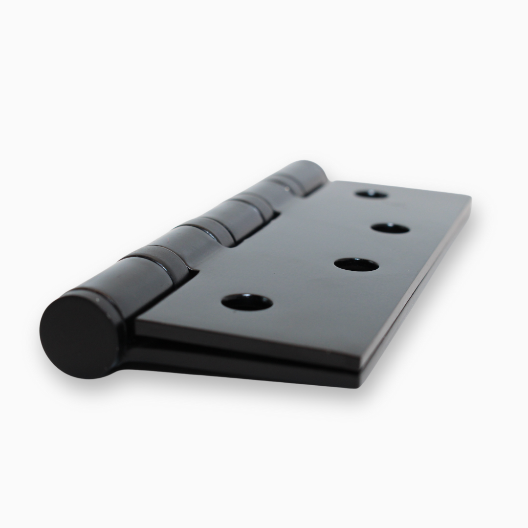 Ball Bearing Hinge (Pair) - Smooth Black