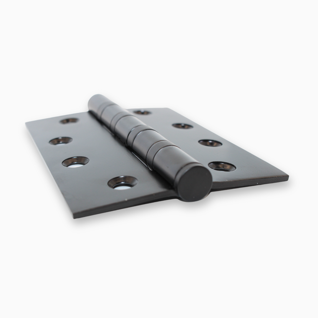 Ball Bearing Hinge (Pair) - Smooth Black