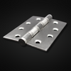 Ball Bearing Hinge (Pair) – Smooth Nickel