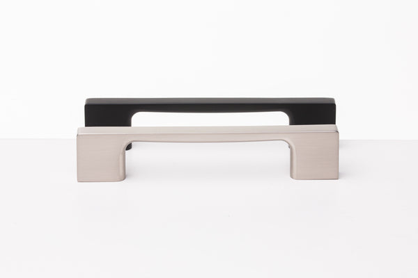 The Edge Cabinet Handle – Smooth Nickel