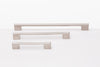 The Edge Cabinet Handle – Smooth Nickel