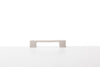 The Edge Cabinet Handle – Smooth Nickel