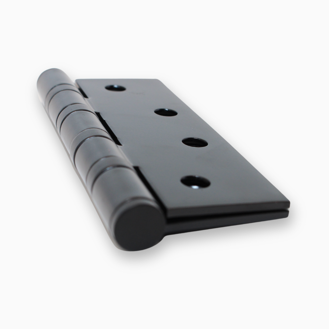 Ball Bearing Hinge (Pair) - Smooth Black
