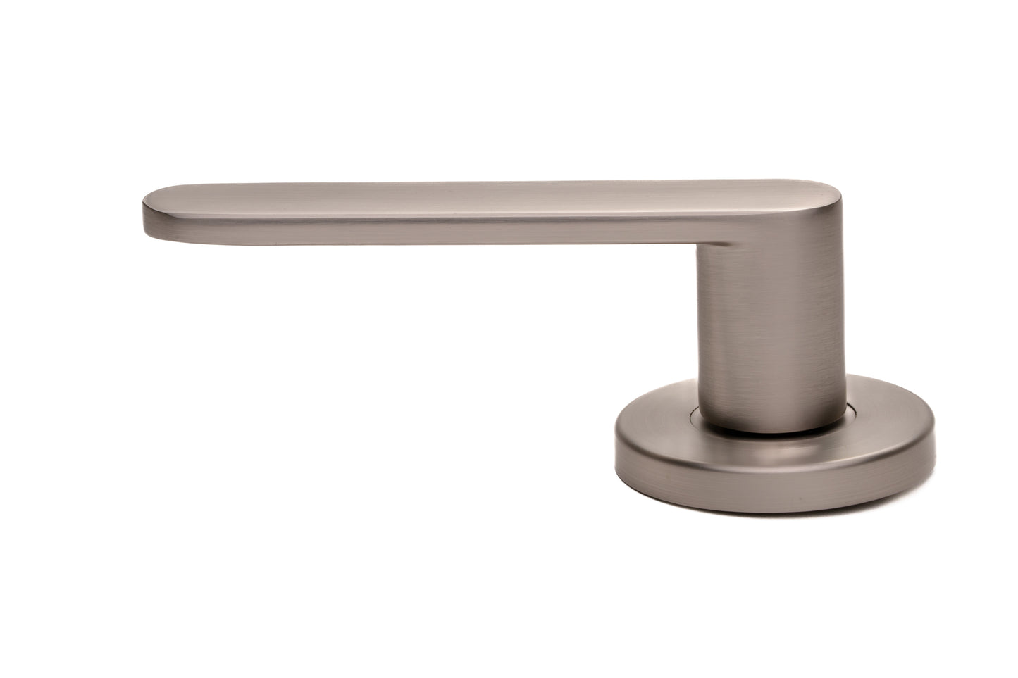 The Long Lever Handle – Smooth Nickel