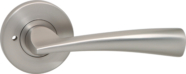The Curve Lever Handle – Smooth Nickel