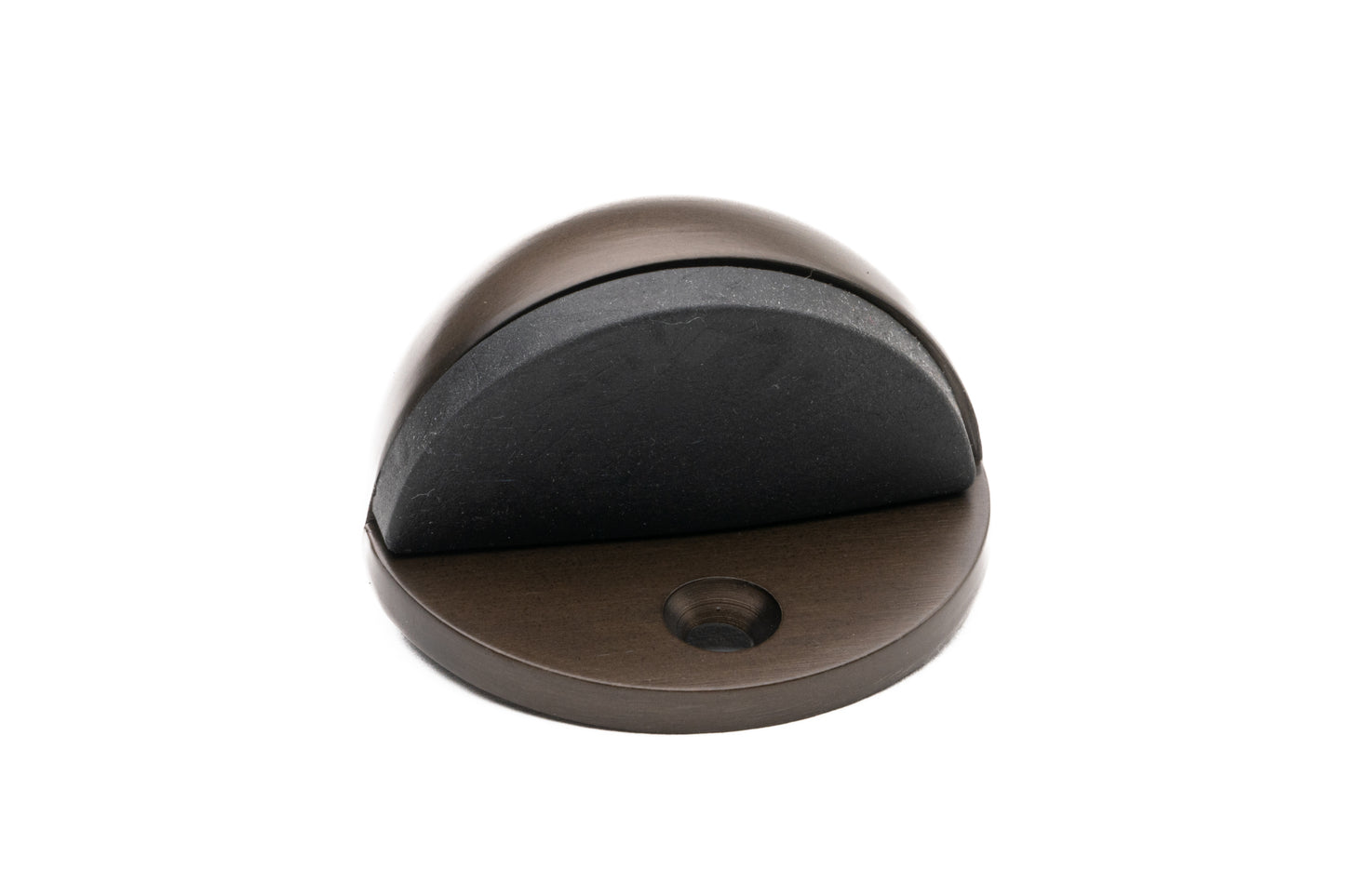 Half Moon Door Stop – Smooth Bronze