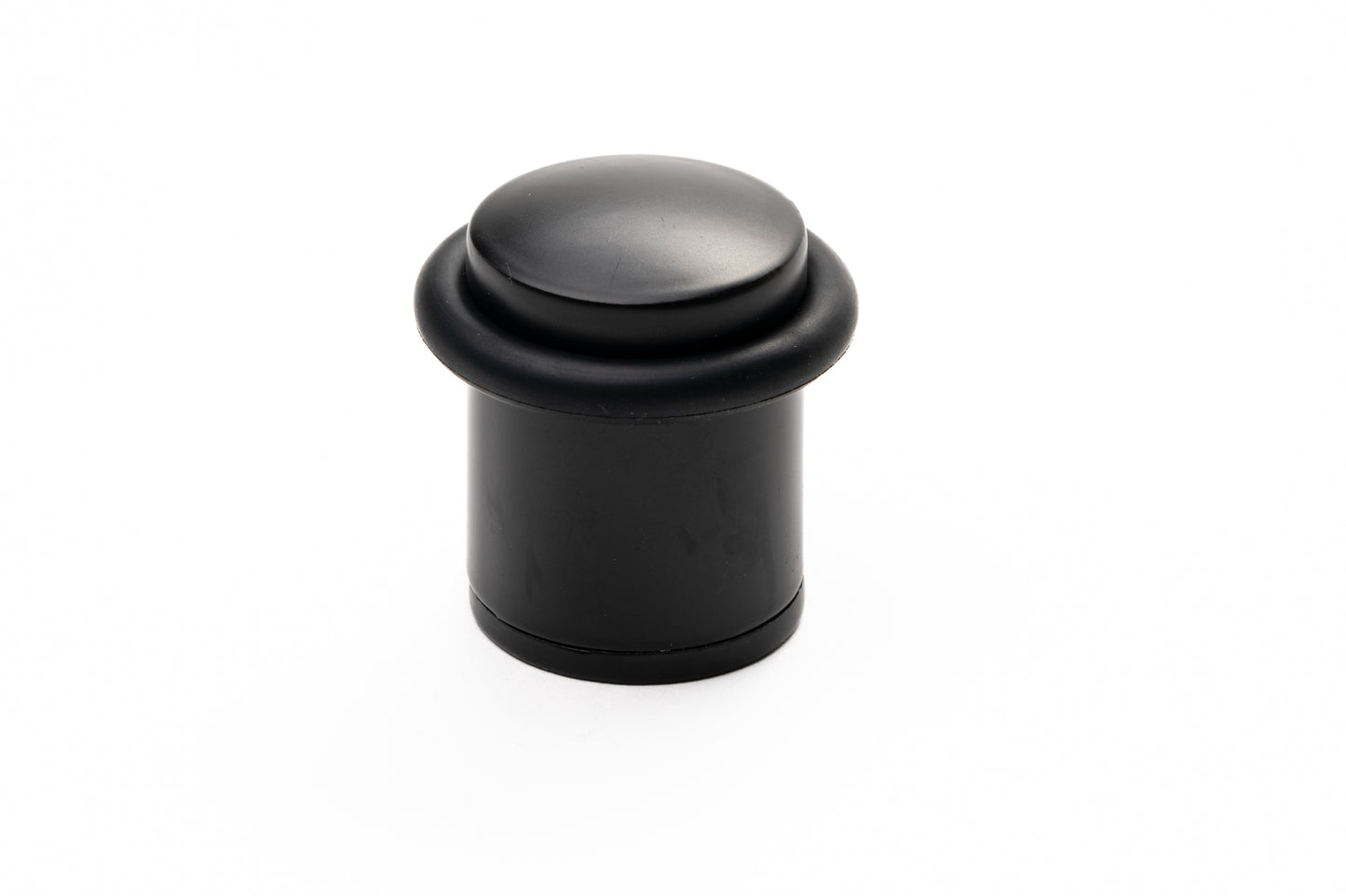 Heavy Duty Floor Mounted Door Stop – Smooth Black