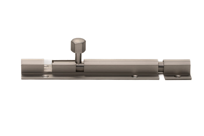Heavy Duty Barrel Bolt 150mm Smooth Nickel