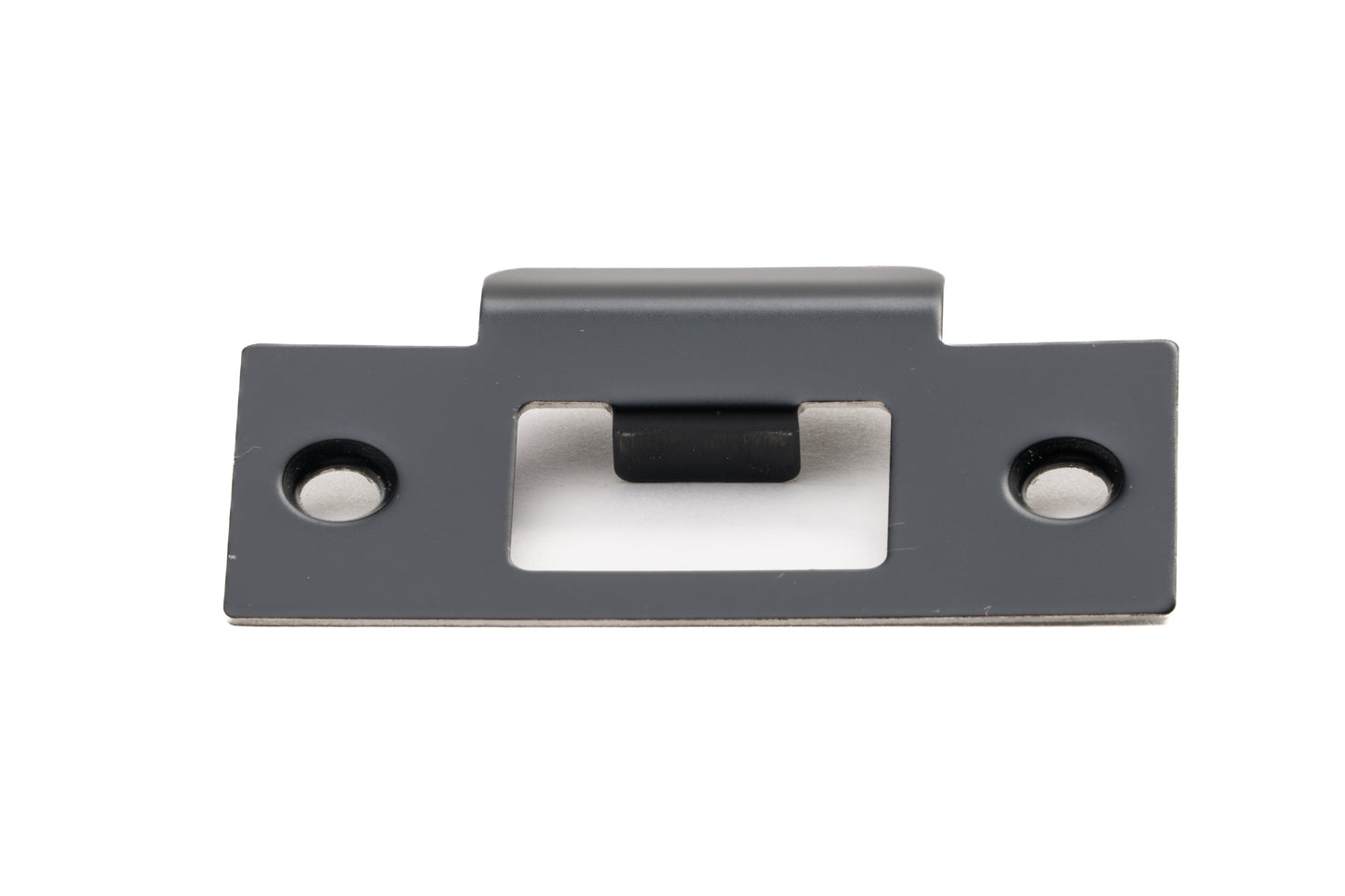 T Striker Plate – Metal Door Frames – Smooth Black