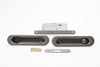 Oval Privacy Sliding Kit – 150mm – Smooth Graphite