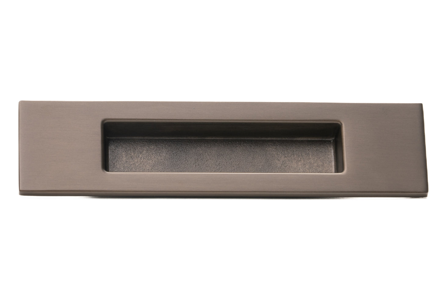 Straight Flush Pull (Single) – 152mm – Smooth Bronze