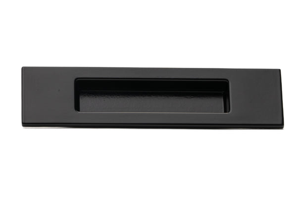 Straight Flush Pull (Single) – 152mm – Smooth Black