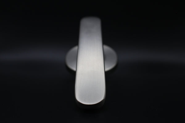 The Long Lever Handle – Smooth Nickel