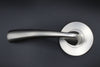 The Curve Lever Handle – Smooth Nickel