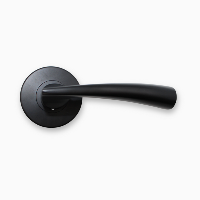 The Curve Lever Handle Smooth Black