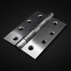 Ball Bearing Hinge (Pair) – Smooth Nickel