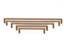 The Linear Cabinet Handle Rustic Copper