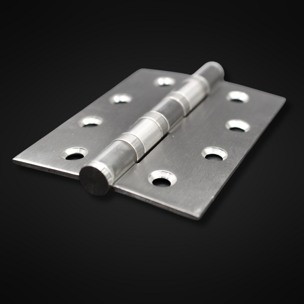 Ball Bearing Hinge (Pair) – Smooth Nickel