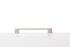 The Edge Cabinet Handle – Smooth Nickel