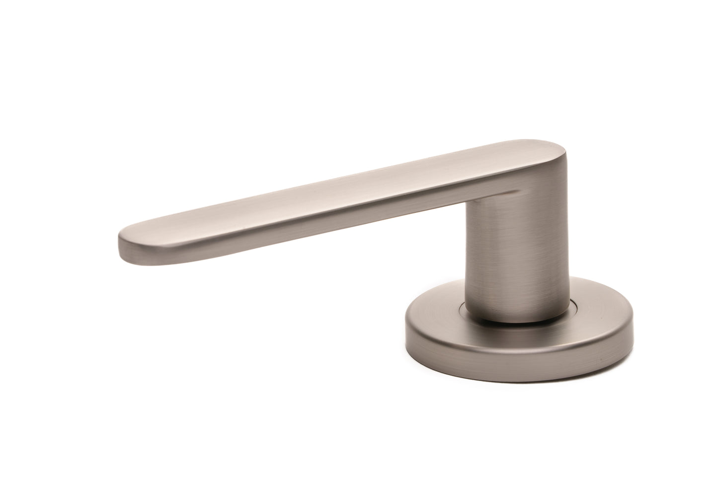 The Long Lever Handle – Smooth Nickel