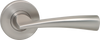 The Curve Lever Handle – Smooth Nickel