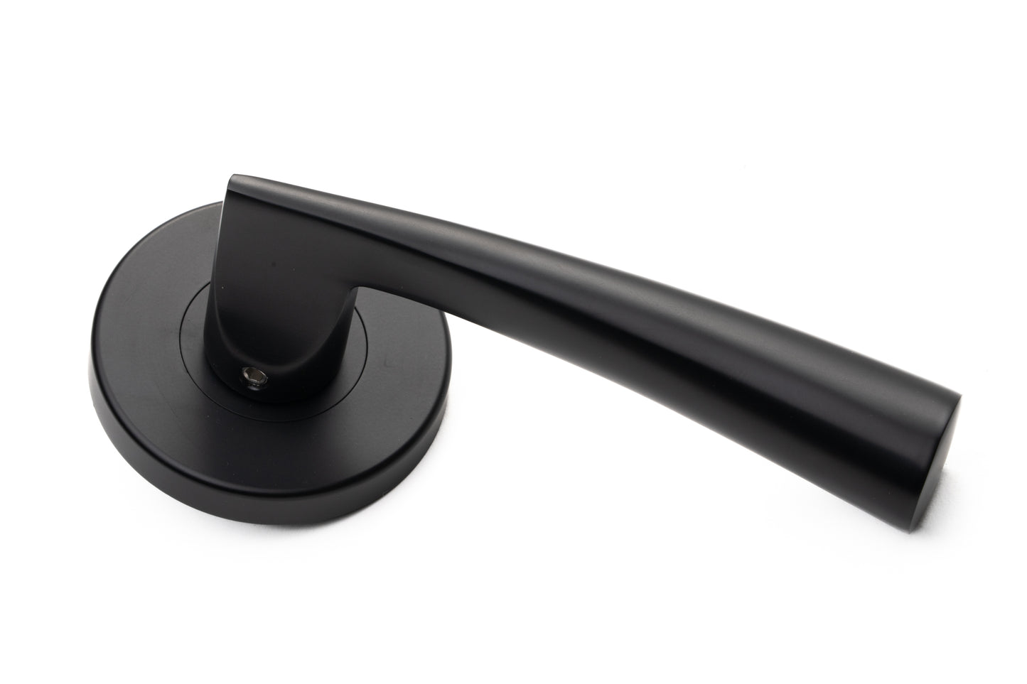 The Curve Lever Handle – Smooth Black
