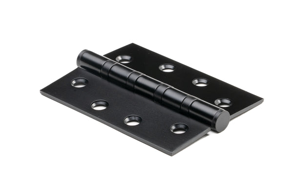 Ball Bearing Hinge (Pair) - Smooth Black
