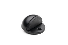 Half Moon Door Stop Smooth Black