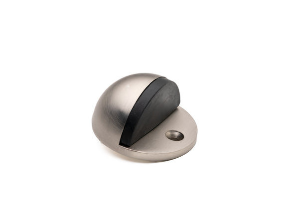 Half Moon Door Stop – Smooth Nickel