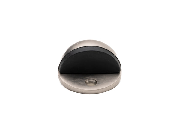 Half Moon Door Stop – Smooth Nickel