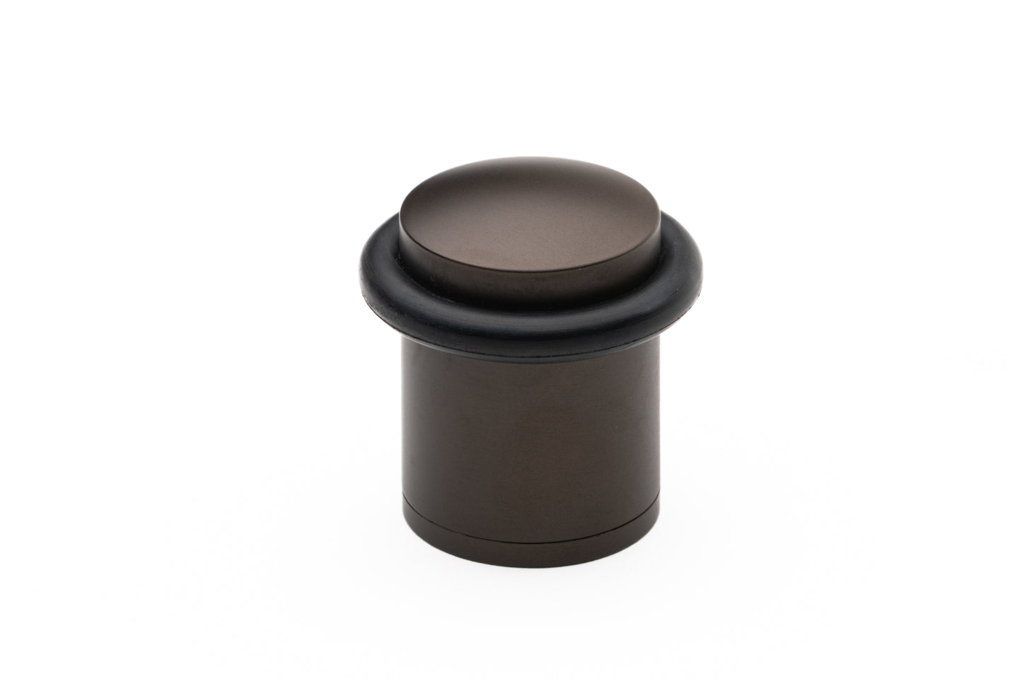 Heavy Duty Floor Mounted Door Stop – Smooth Bronze