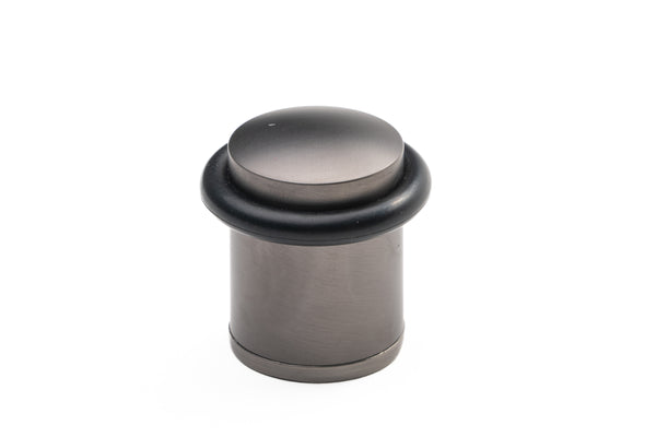 Heavy Duty Floor Mounted Door Stop – Smooth Graphite