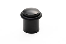 Heavy Duty Floor Mounted Door Stop Smooth Black