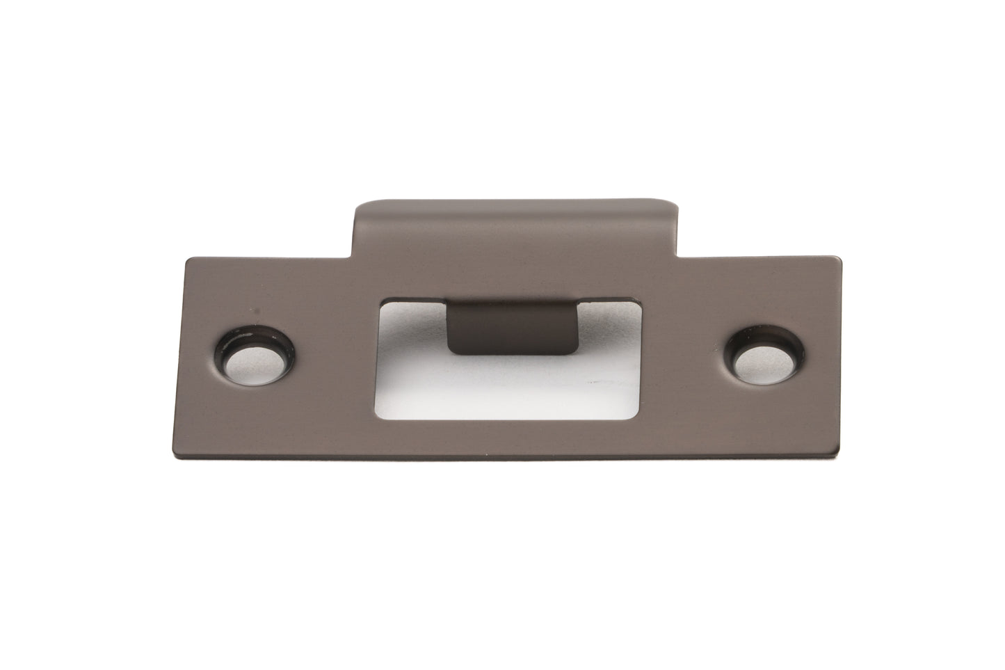 T Striker Plate – Metal Door Frames – Smooth Bronze