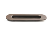 Oval Flush Pull (Single) 150mm Smooth Bronze