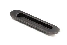 Oval Flush Pull (Single) 150mm Smooth Graphite