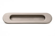 Oval Flush Pull (Single) 150mm Smooth Nickel
