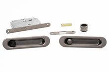 Oval Privacy Sliding Kit 150mm Smooth Graphite