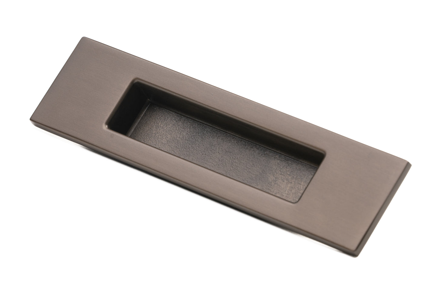 Straight Flush Pull (Single) – 152mm – Smooth Bronze