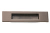 Straight Flush Pull (Single) – 152mm – Smooth Bronze