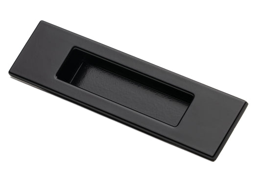 Straight Flush Pull (Single) – 152mm – Smooth Black