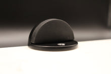 Half Moon Door Stop Smooth Black