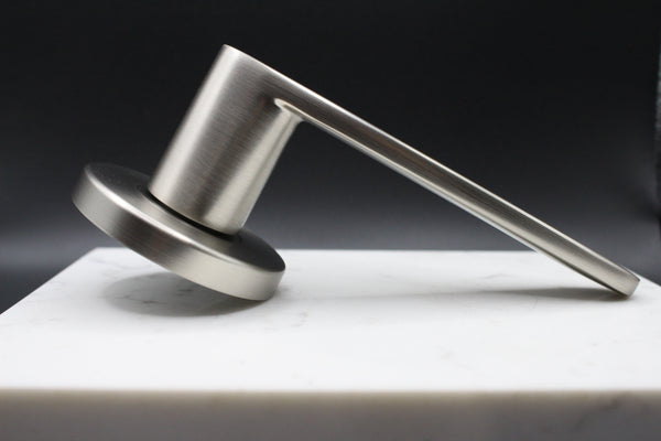 The Long Lever Handle – Smooth Nickel