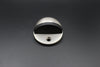 Half Moon Door Stop – Smooth Nickel