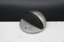 Half Moon Door Stop Smooth Nickel
