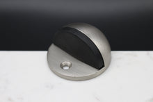 Half Moon Door Stop Smooth Nickel