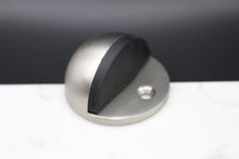 Half Moon Door Stop Smooth Nickel