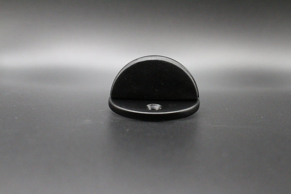 Half Moon Door Stop – Smooth Black