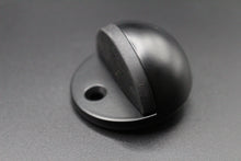Half Moon Door Stop Smooth Black