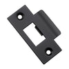T Striker Plate – Metal Door Frames – Smooth Black